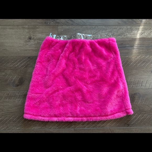 Dolls Kill Dresses & Skirts - Fuzzy Pink Skirt